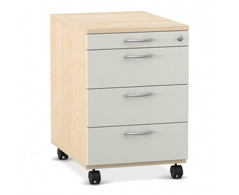 Flexeo® Schreibtisch Container mit 4 Schubladen
