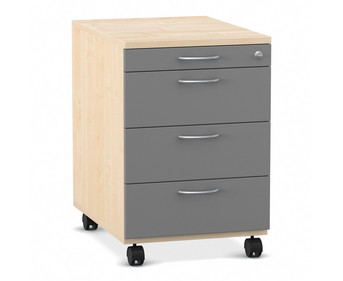 Flexeo® Schreibtisch Container mit 4 Schubladen