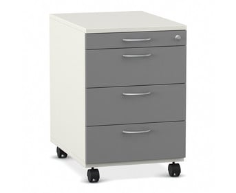 Flexeo® Schreibtisch Container mit 4 Schubladen