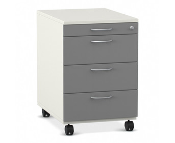 Flexeo® Schreibtisch Container mit 4 Schubladen