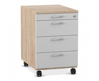 Flexeo® Schreibtisch Container mit 4 Schubladen