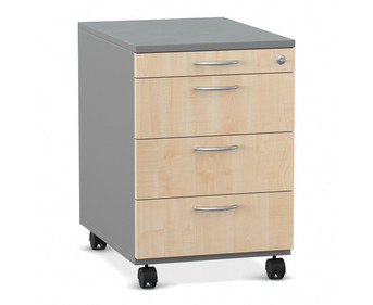 Flexeo® Schreibtisch Container mit 4 Schubladen