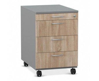 Flexeo® Schreibtisch Container mit 4 Schubladen