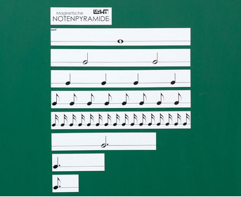 Magnetische Notenpyramide