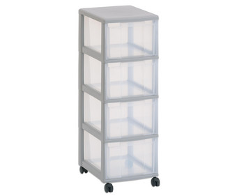 Flexeo® Rollcontainer 4 grosse Boxen
