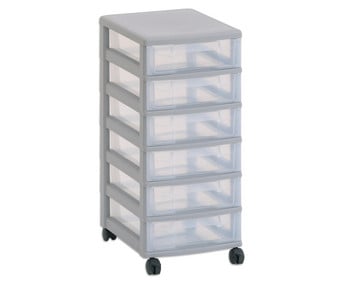 Flexeo® Rollcontainer 6 kleine Boxen