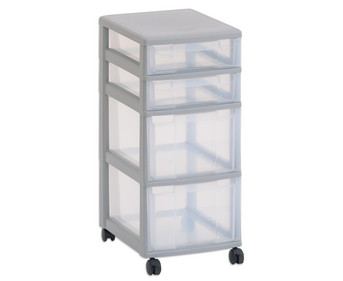 Flexeo® Rollcontainer 2 grosse und 2 kleine Boxen