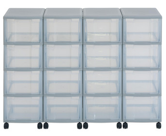Flexeo® Container System 4 Reihen 16 grosse Boxen