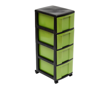 Betzold Rollcontainer 4 grosse Boxen aus biobasiertem treeNside Material