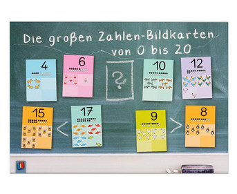 Die grossen Zahlen Bildkarten von 0 20