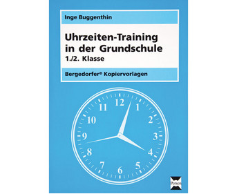 Uhrzeiten Training in der Primarschule 1/2