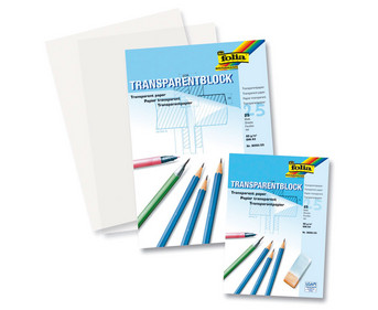 Transparentblock 80 g/m² in 2 Grössen