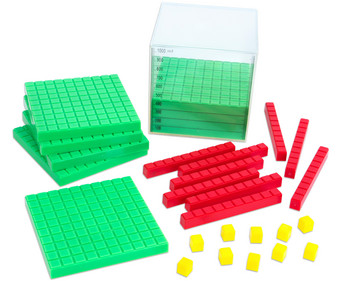 Betzold Dm³ Würfel in 3 Farben