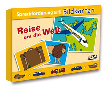 Sprachförderung mit Bildkarten Reise um die Welt