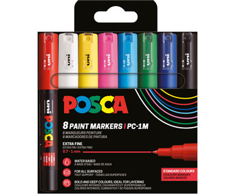 POSCA Grundfarben 8er Set