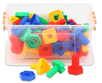Betzold Buntes Schraubenspiel 64 tlg