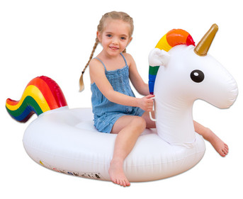 Luftmatratze Einhorn aufblasbar