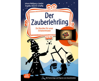 Der Zauberlehrling Geschichte für das Schattentheater