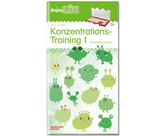 miniLÜK Konzentrationstraining 1: für Vor und Primarschulkinder