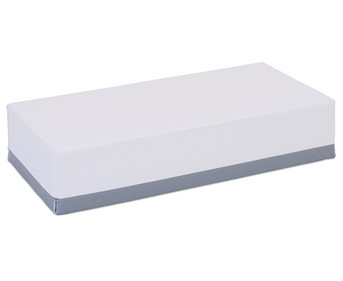 Betzold Alba Sofablock 120 x 60 x 25 cm weiss/grau Kunstleder