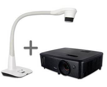 Optoma OHP 2 0 W334e Beamer + DC450 Dokumentenkamera