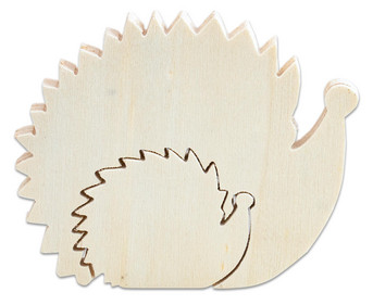 Holzfigur Igel 2 in 1