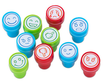 Betzold Stempel mit Emoji Motiven