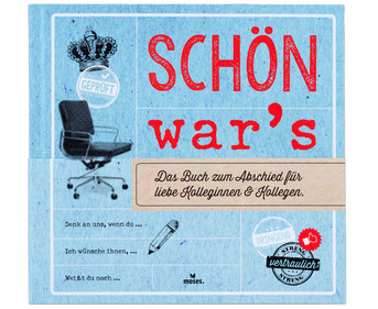 Schön war's Abschiedsbuch für Kolleginnen und Kollegen