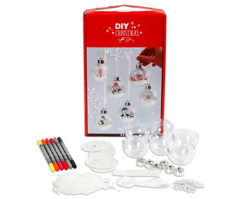 Foam Clay® Weihnachtskugeln Bastelset