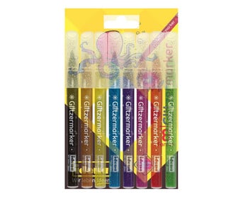 Glitzermarker 8 Farben