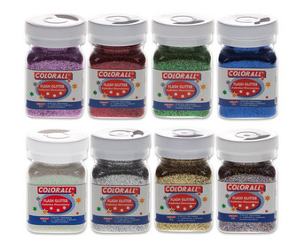Flash Glitter 8 Farben á 150 ml