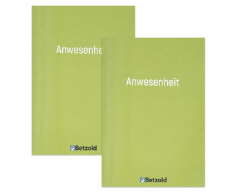 Betzold Orgaheft Anwesenheit 2 Stück