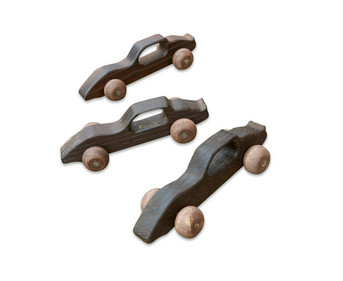 Spiel Rennwagen aus Holz 10 Stück