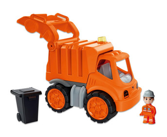 BIG Power Worker Müllwagen mit Figur