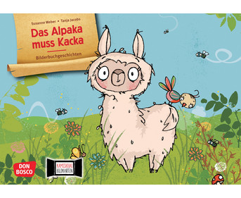 Das Alpaka muss Kacka Kamishibai Bildkartenset