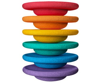 stapelstein® Balance Board Set rainbow