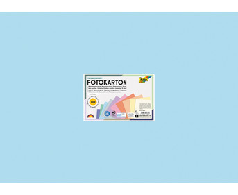 Fotokarton Pastell 300 g/m² 50 x 70 cm 100 Bogen 10 Farben