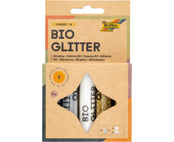 folia Bio Glitter Mix 5 Tuben