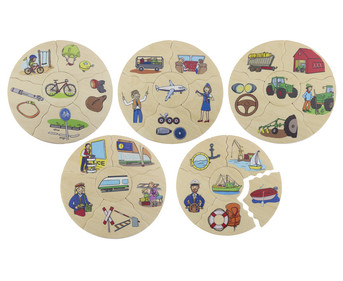 beleduc TECHNICO Puzzle Fahrzeuge