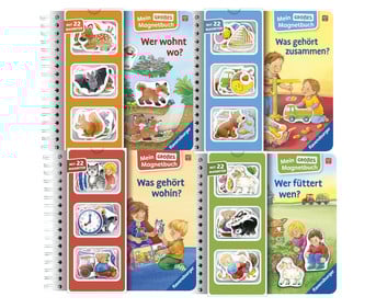 Ravensburger Mein grosses Magnetbuch Set mit 4 Büchern