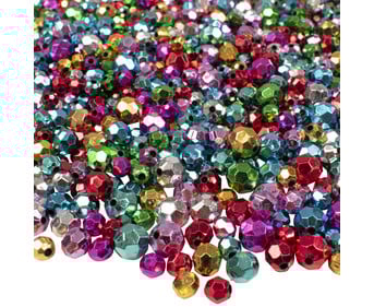 Kunststoffperlen Diamant 500 g
