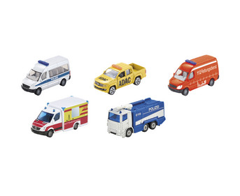 Siku Einsatzfahrzeuge Set 1:87 5 Stück