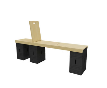 Xbrick® Set Bank mit Lehne