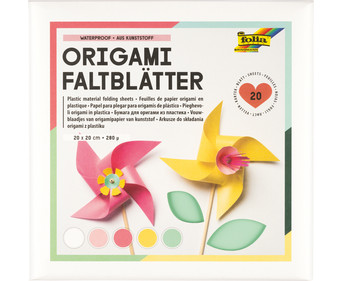 folia Kunststoff Origami Faltblätter 280 g/m² 20 x 20 cm 20 Blatt