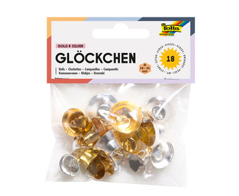 folia Glöckchen in 3 Grössen sortiert