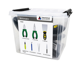 TinkerSchool Werkzeugbox: 3D Druck Nachbearbeitung