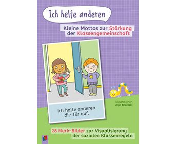 Ich helfe anderen Kleine Mottos zur Stärkung der Klassengemeinschaft
