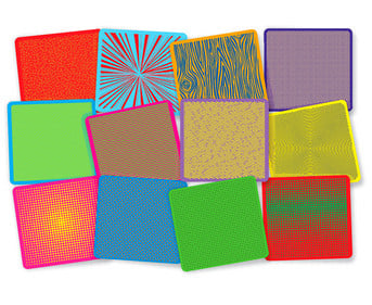 Rubbelplatten Pop Art 12 Stück