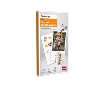 Selbstklebendes Fotodruckpapier für den mobilen Farbdrucker