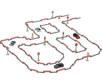 goki Strassenbau Spielset FlexiRoads
